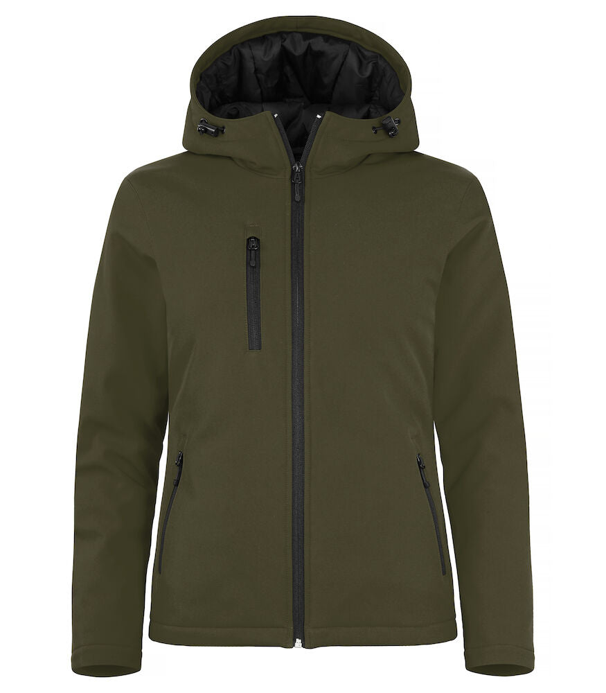 Wattierter Hoody Softshell Damen