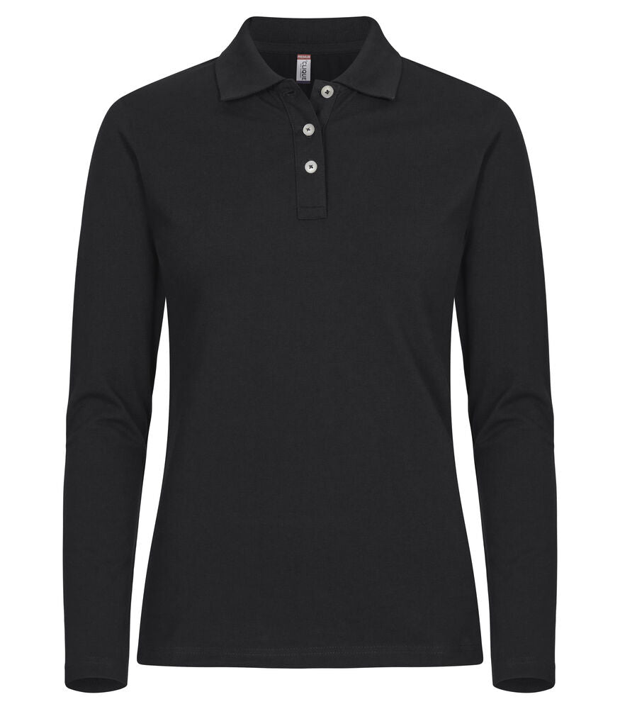 Stretch Premium Polo L/S Women