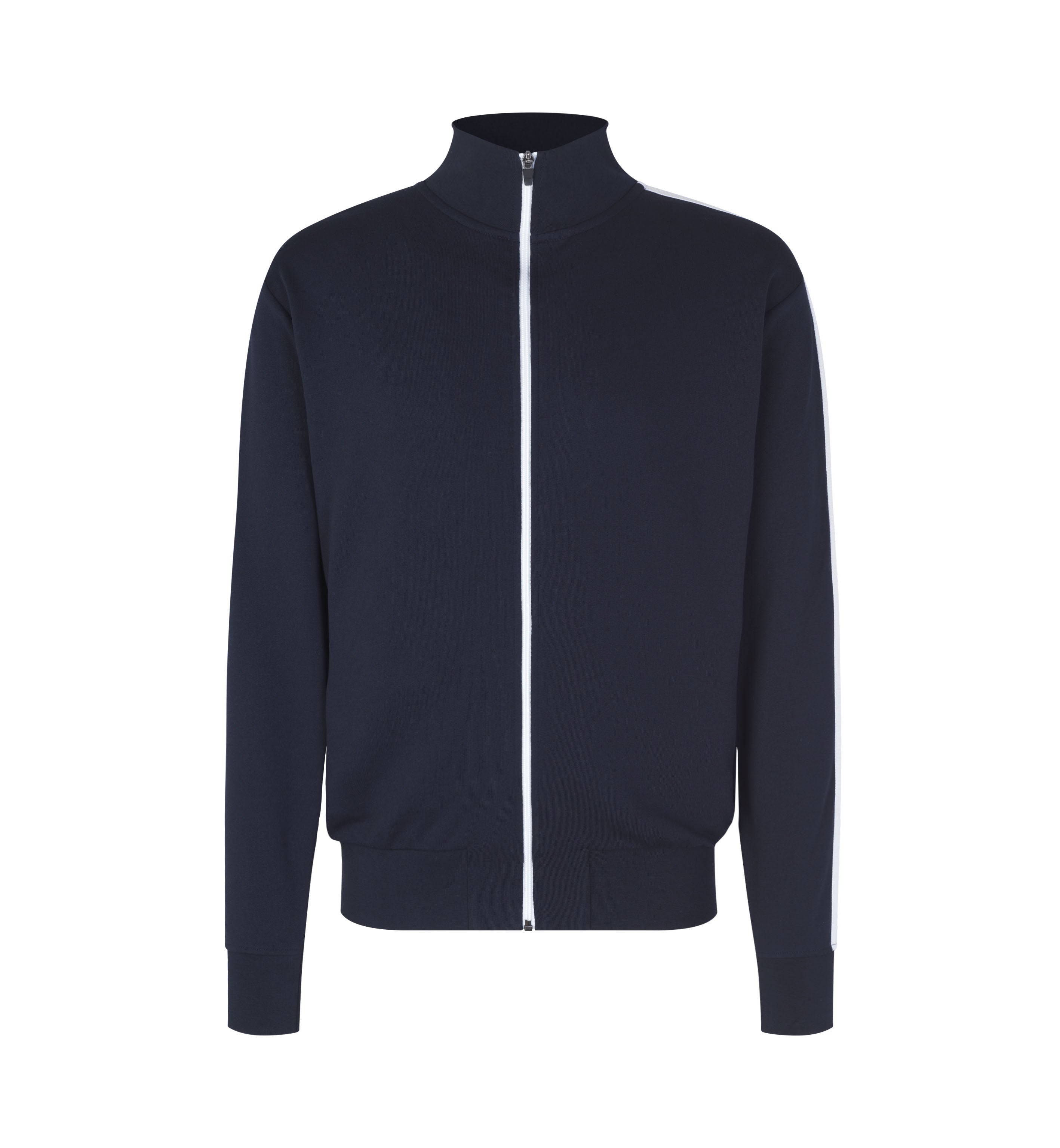 Sweatshirt-Cardigan | Kontrast