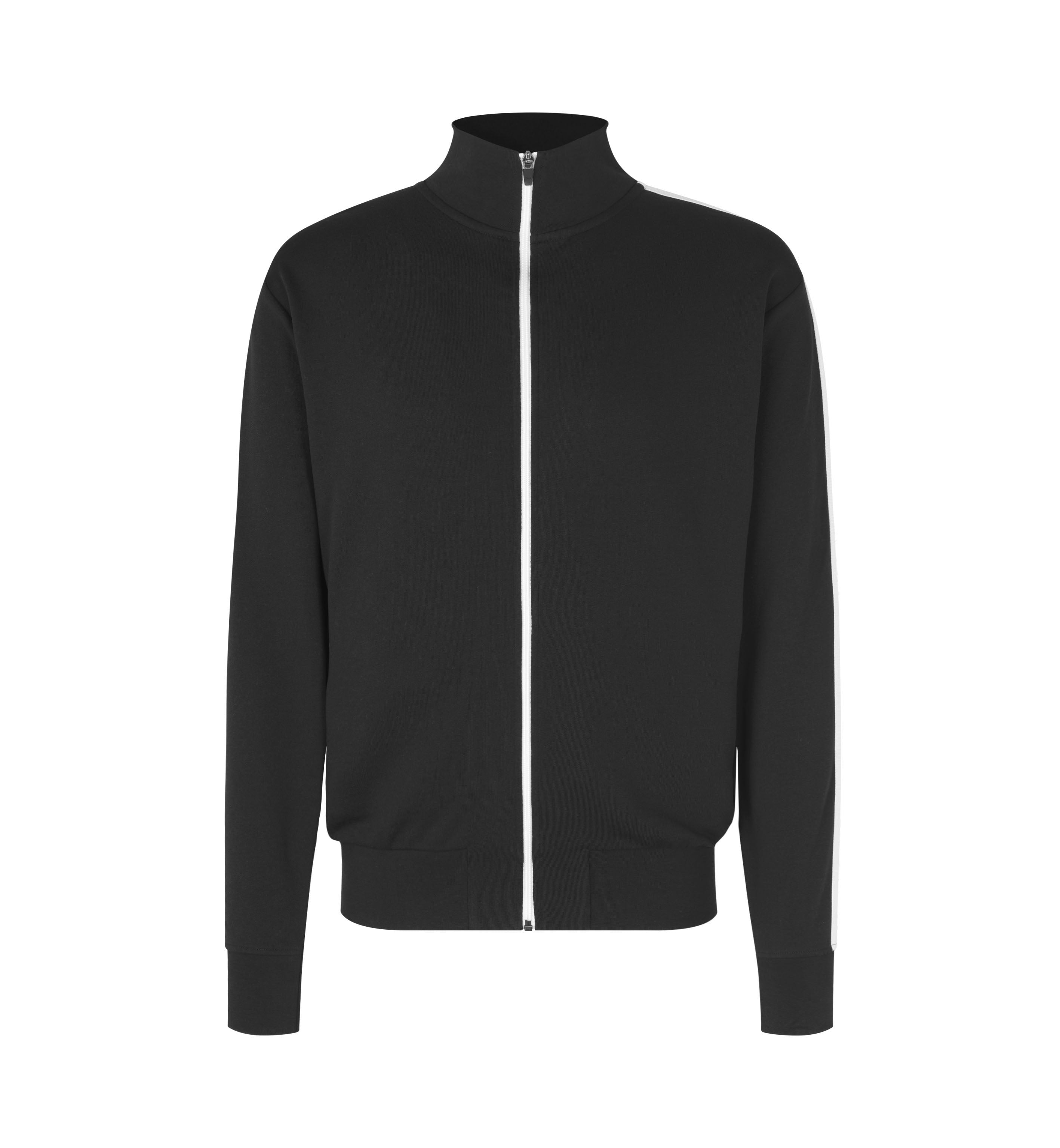 Sweatshirt-Cardigan | Kontrast