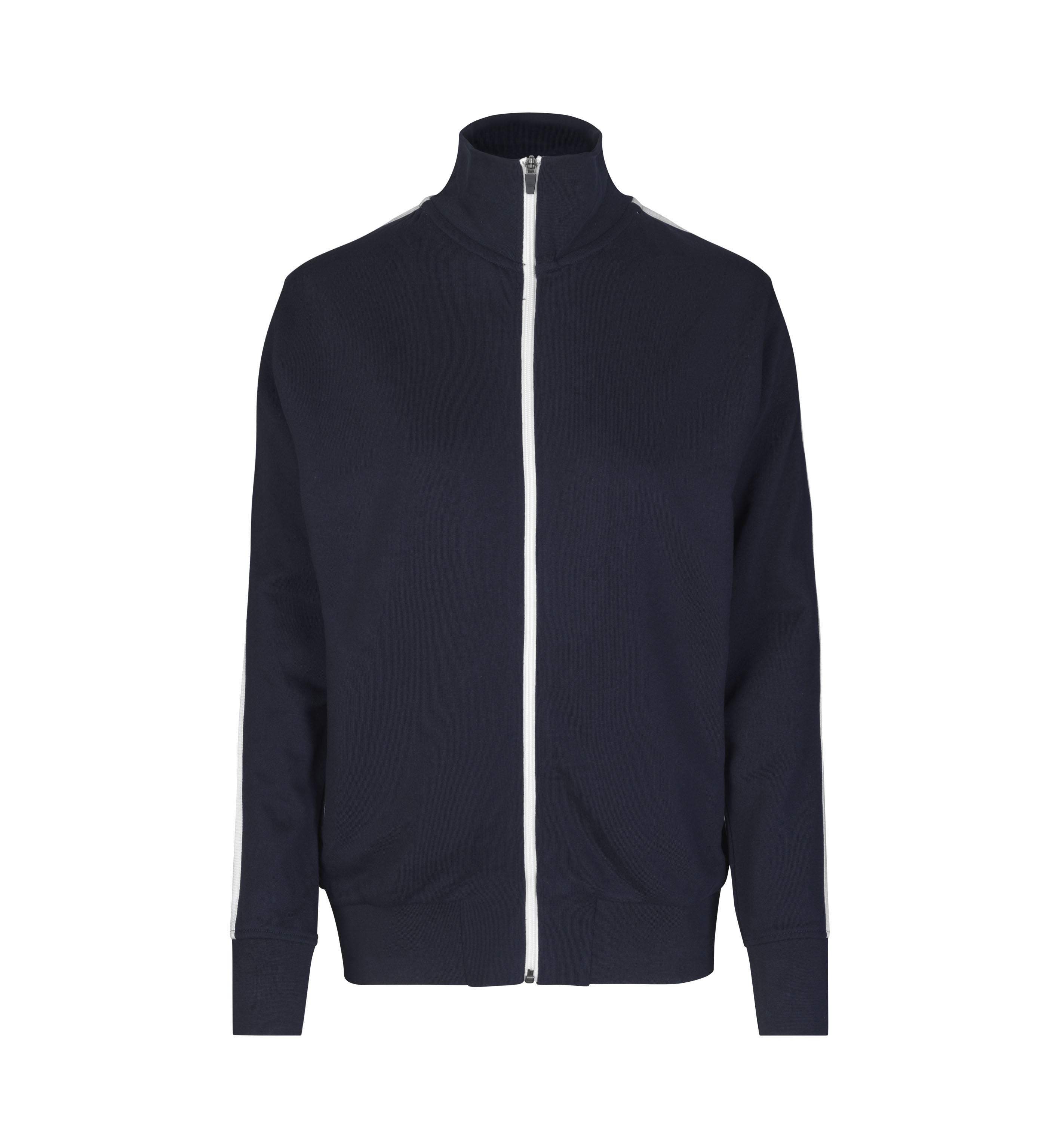 Sweatshirt-Cardigan | Kontrast | Dame