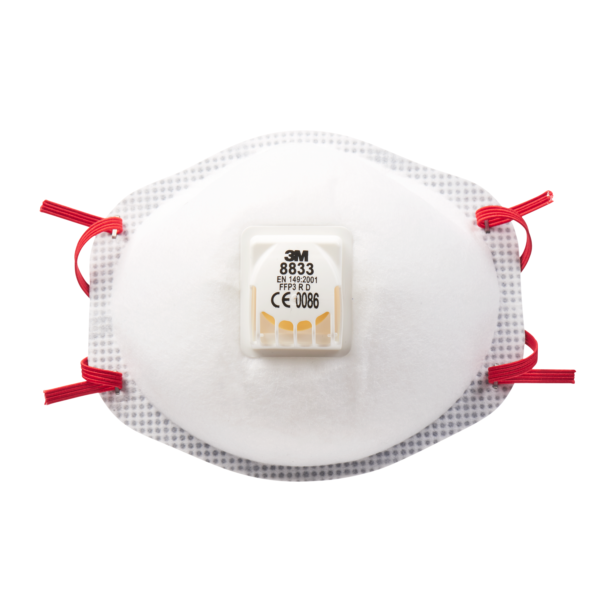8833 Disposable 10p Half Face Mask