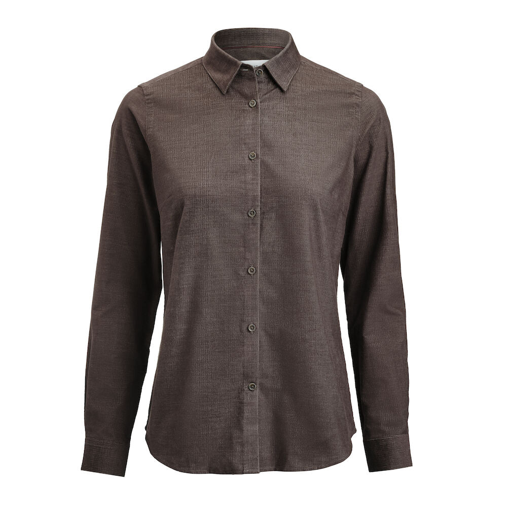 Indigo Bow 134 Cord Shirt Contemporary Fit W