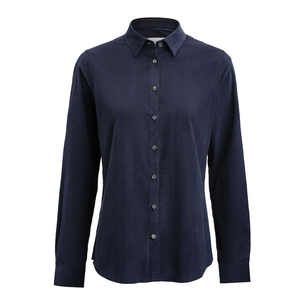Indigo Bow 134 Cord Shirt Contemporary Fit W