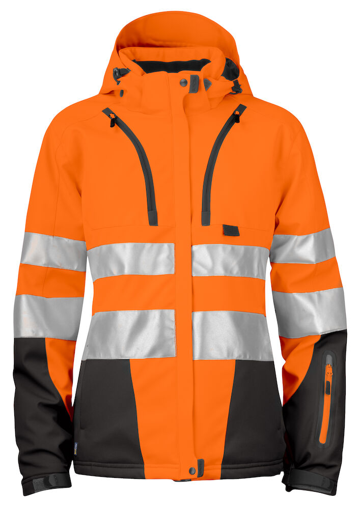 6424 DAMEN-GEFÜTTERTE JACKE EN ISO 20471 KLASSE 3/2