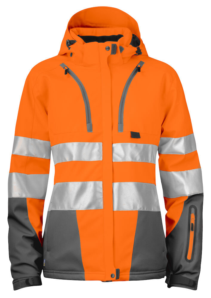 6424 DAMEN-GEFÜTTERTE JACKE EN ISO 20471 KLASSE 3/2