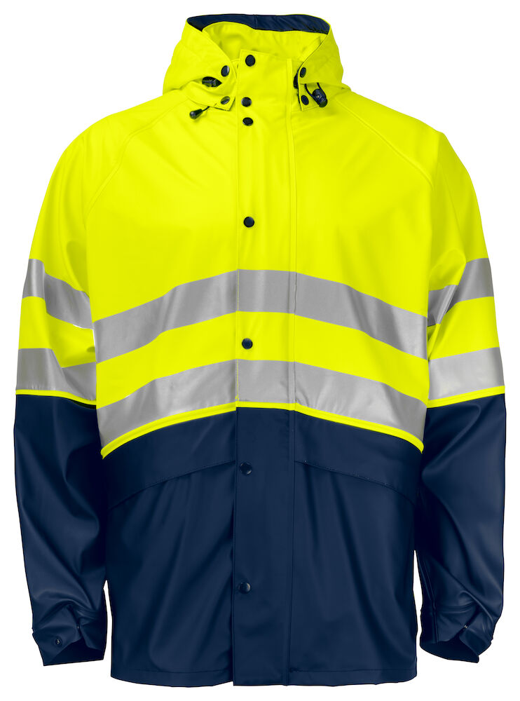 6431 REGENJACKE KURZ EN ISO 20471 KLASSE 3/2