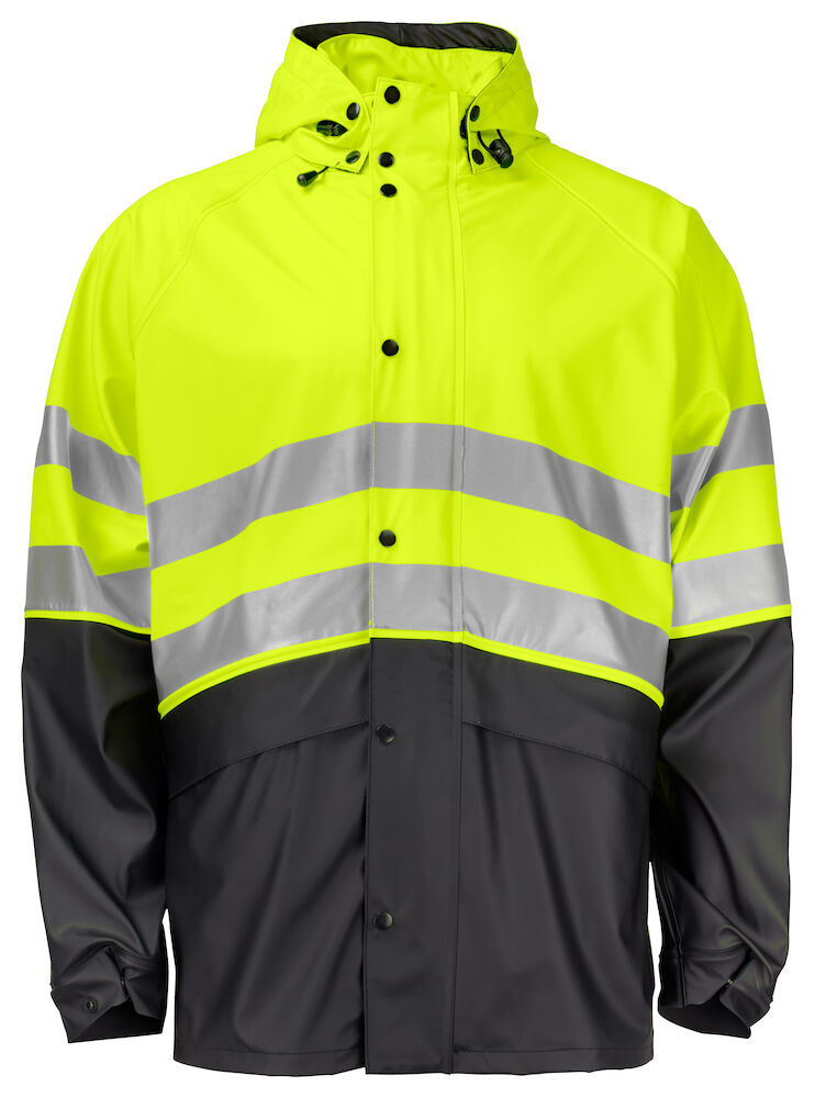 6431 REGENJACKE KURZ EN ISO 20471 KLASSE 3/2