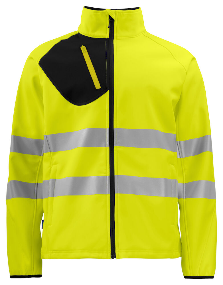 6432 SOFTSHELLJACKE EN ISO 20471 KLASSE 3/2