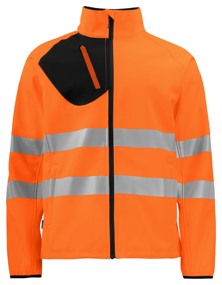 6432 SOFTSHELLJACKE EN ISO 20471 KLASSE 3/2