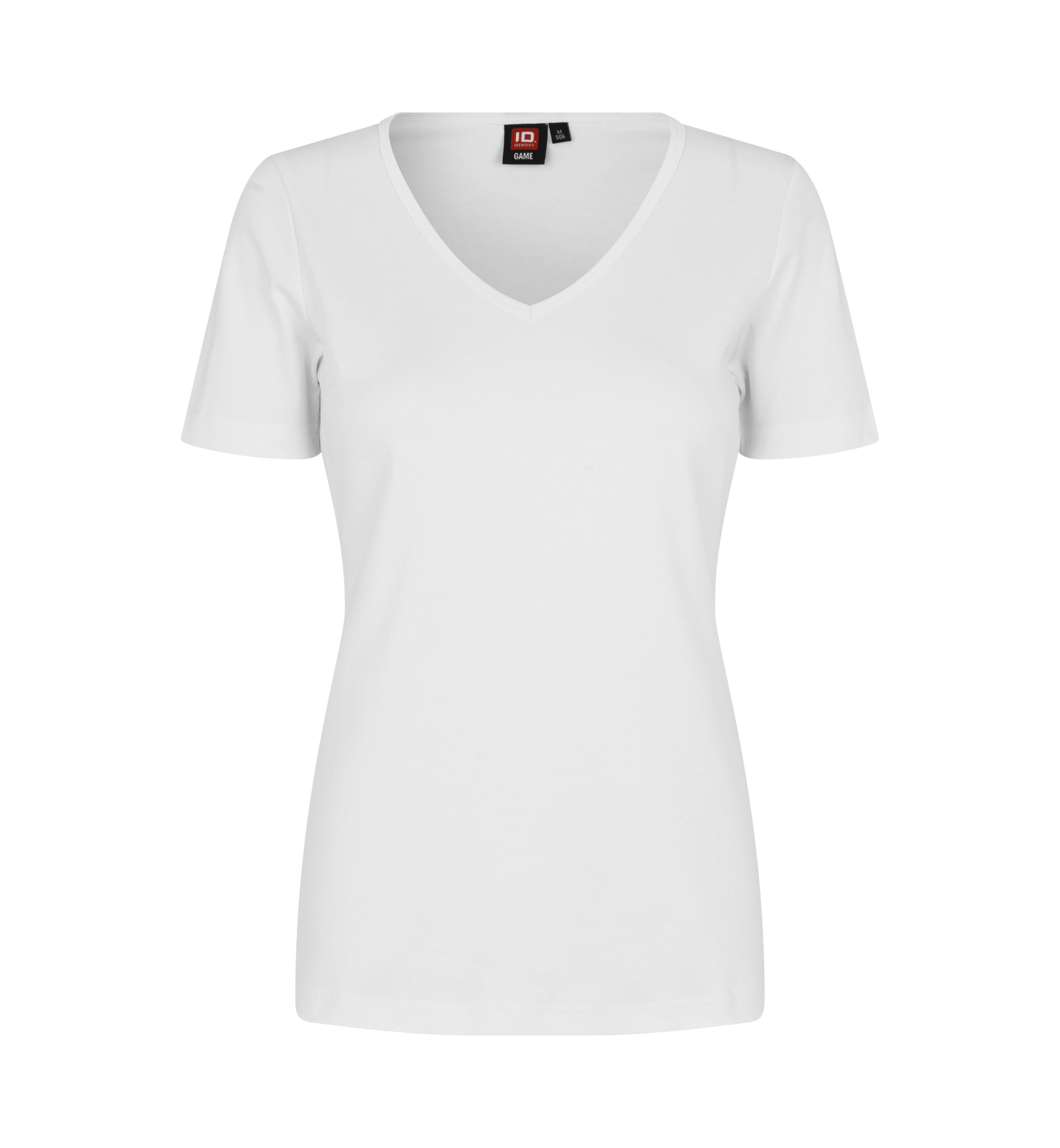 Interlock-T-Shirt | V-Ausschnitt | Dame