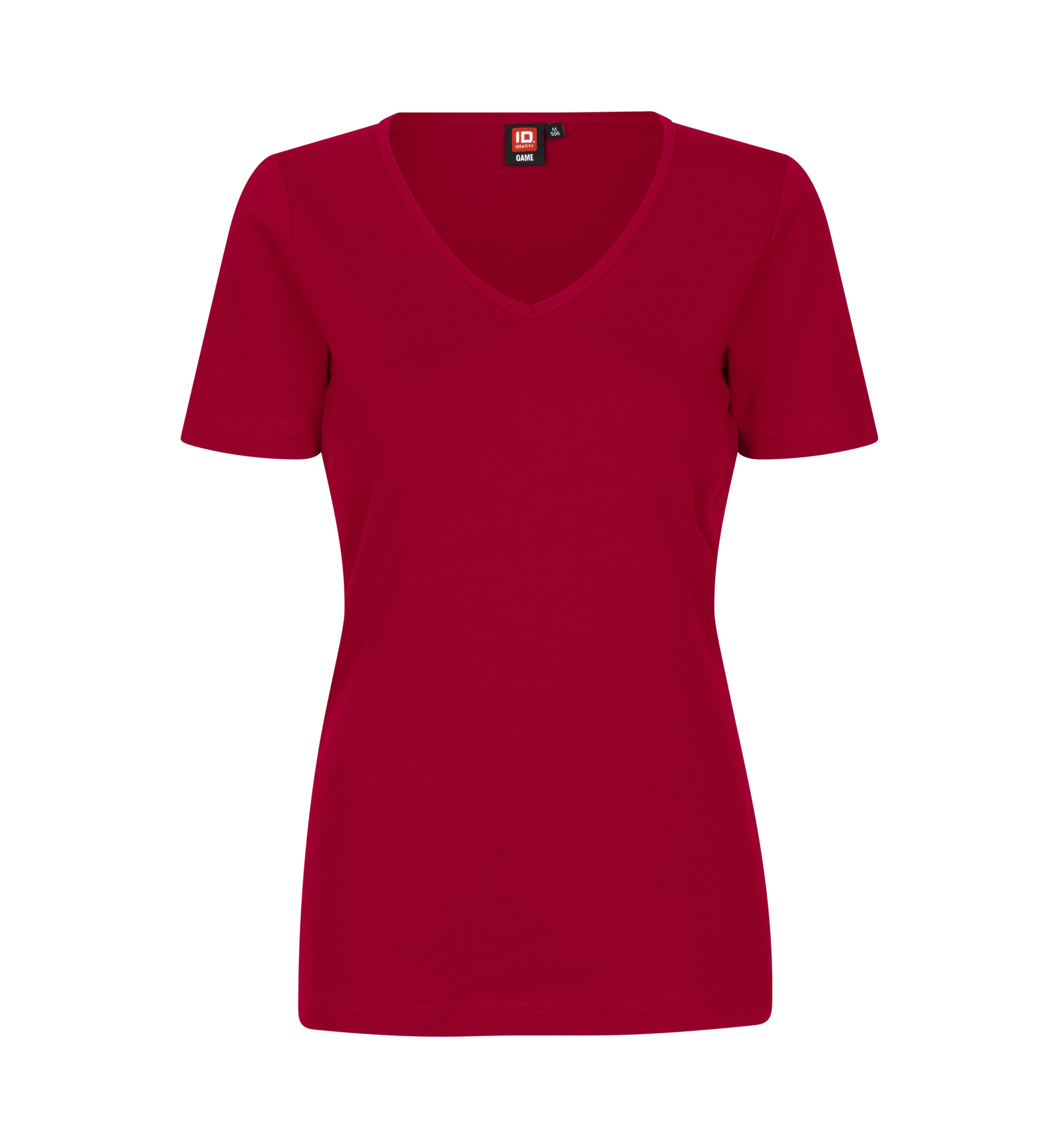 Interlock-T-Shirt | V-Ausschnitt | Dame