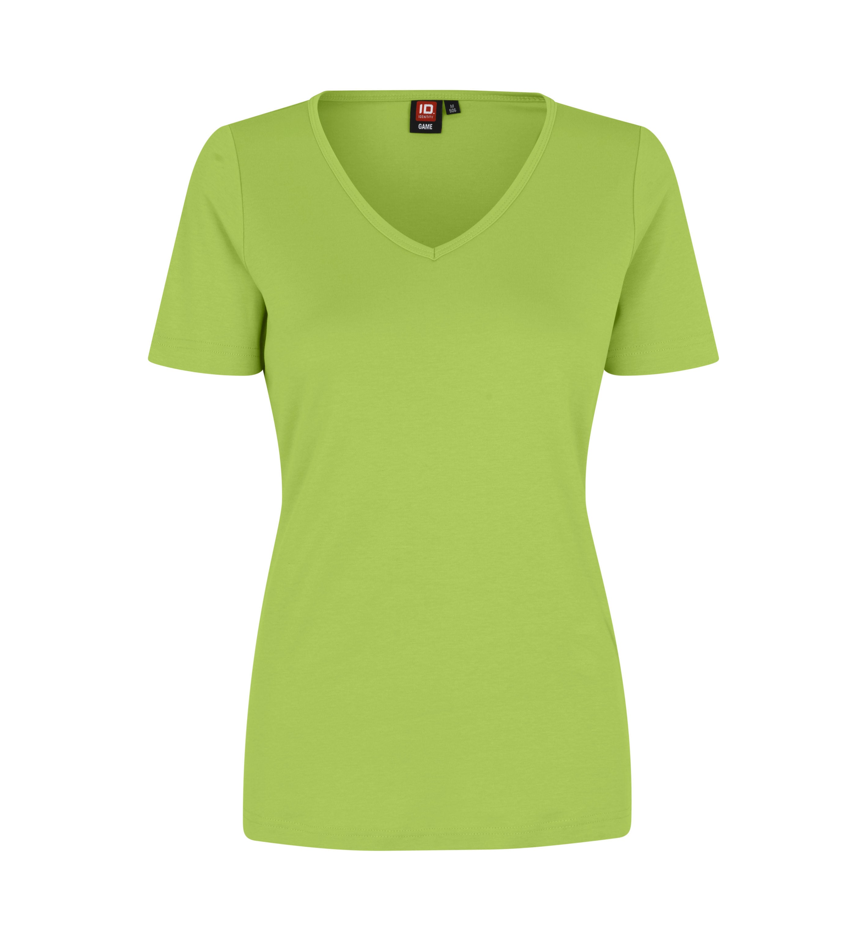 Interlock-T-Shirt | V-Ausschnitt | Dame