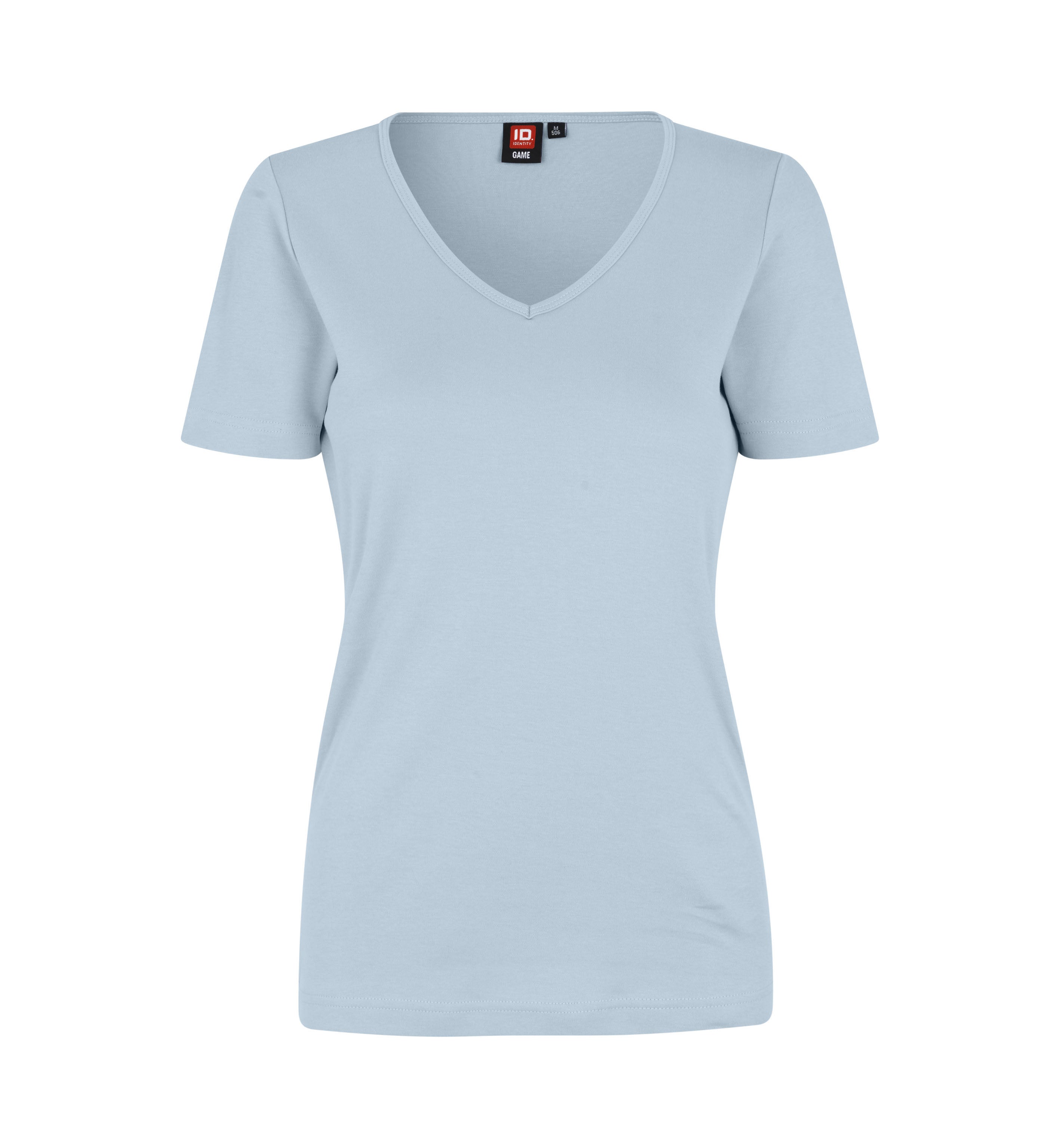 Interlock-T-Shirt | V-Ausschnitt | Dame