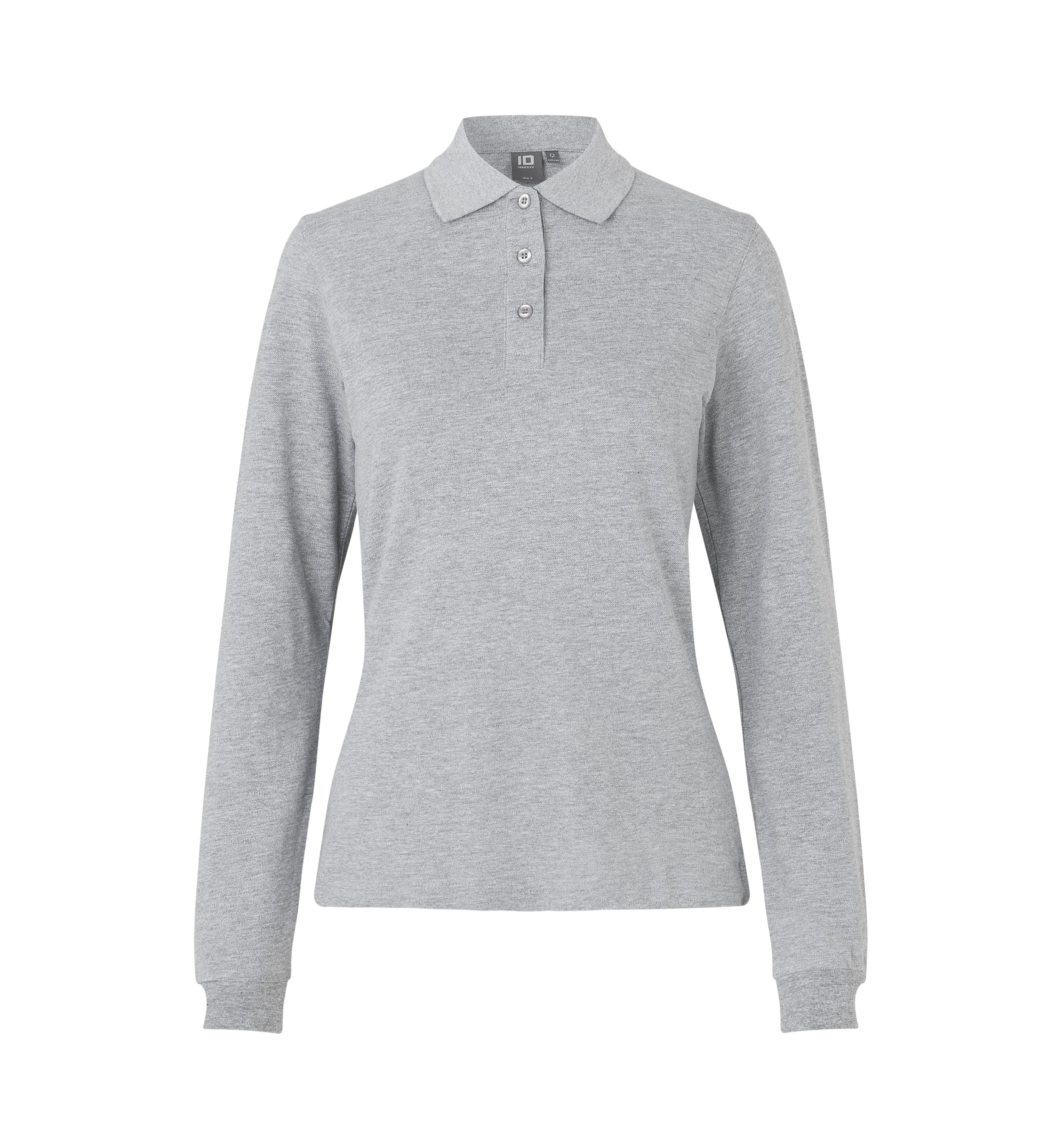 Langarm-Poloshirt | dehnen | Dame