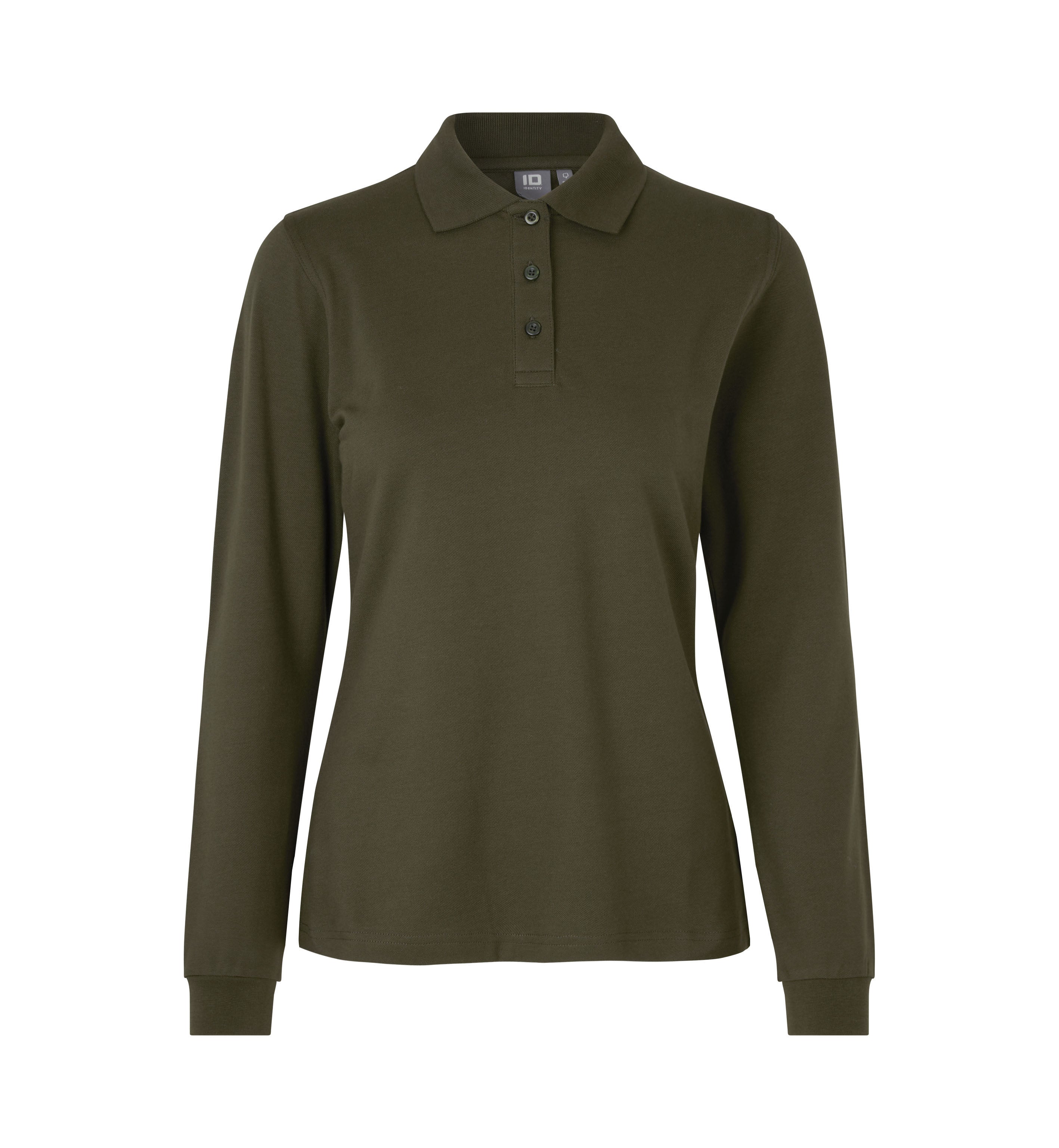 Langarm-Poloshirt | dehnen | Dame