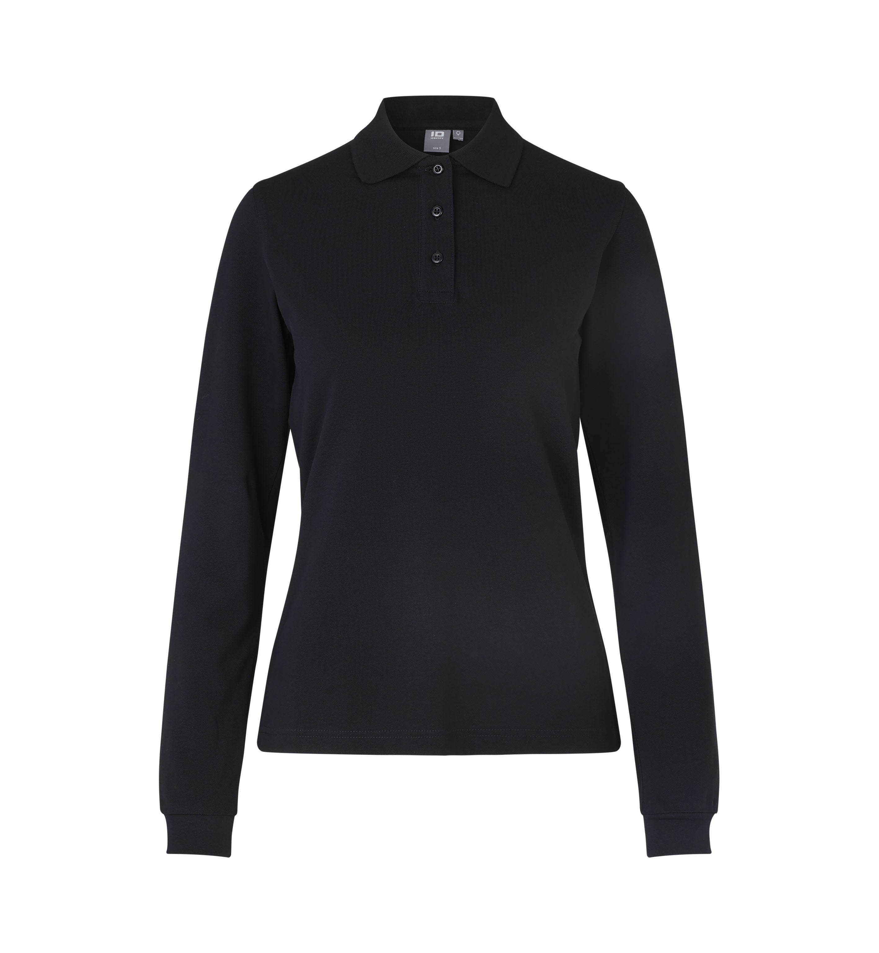 Langarm-Poloshirt | dehnen | Dame