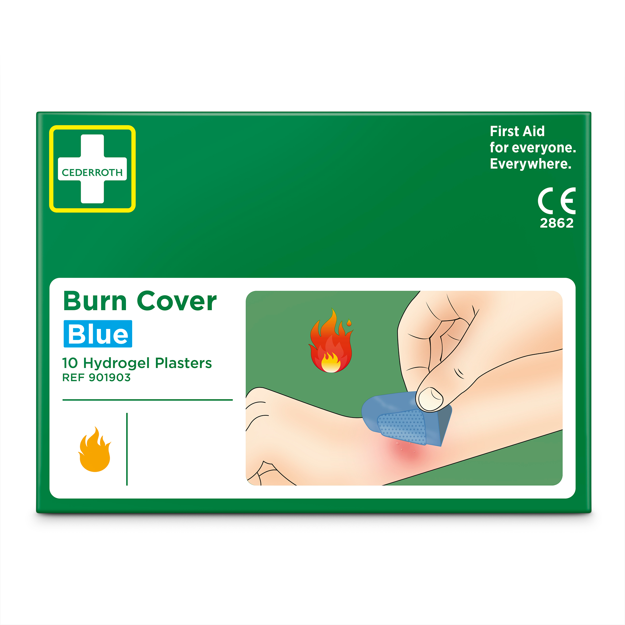 Burn Cover Hydrogel Plasters