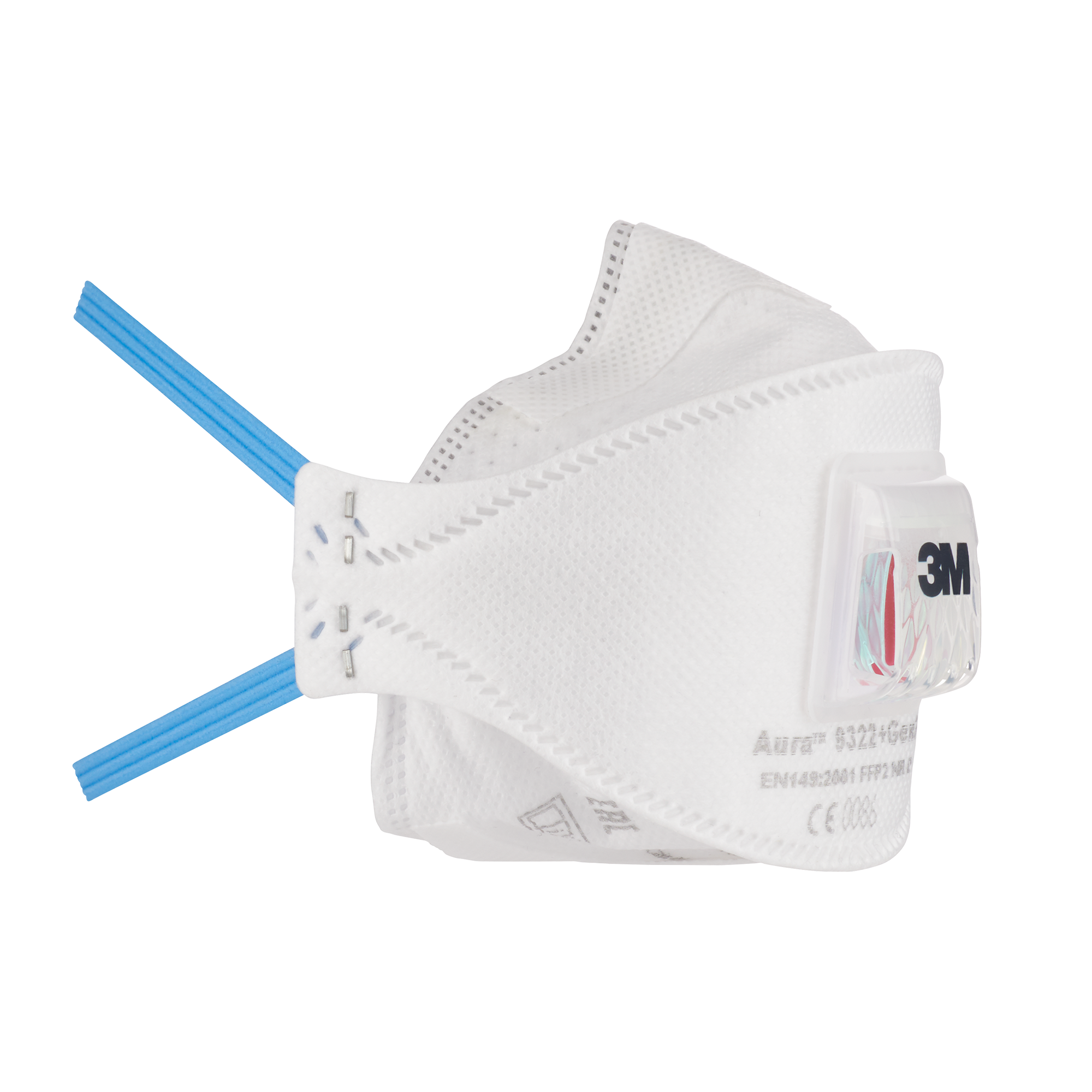 Aura 9322+G3 Disposable 10p Half Face Mask