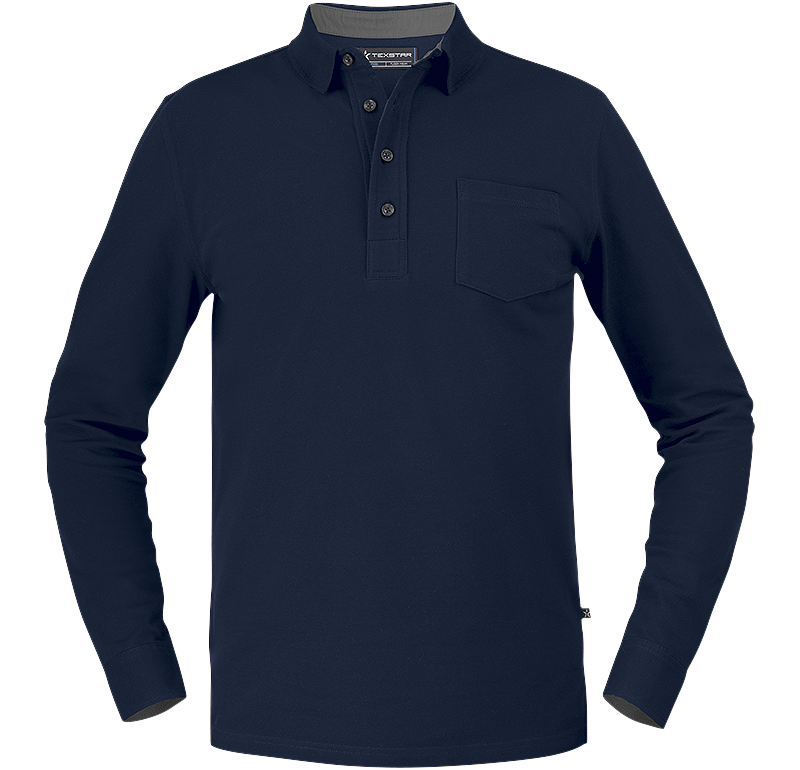 Stretch Pique L/S