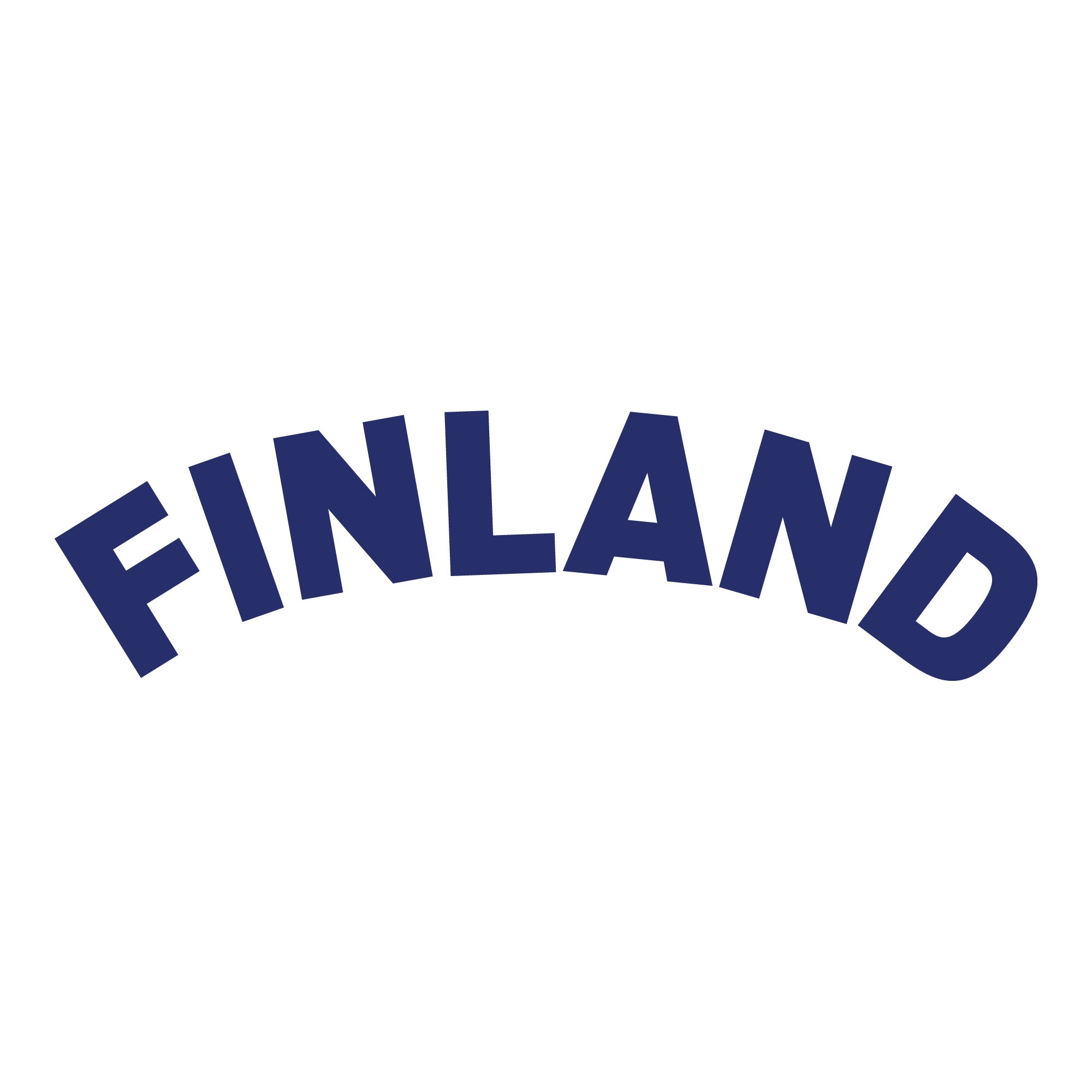 Finnland-Text Blue FI Point-of-Sale